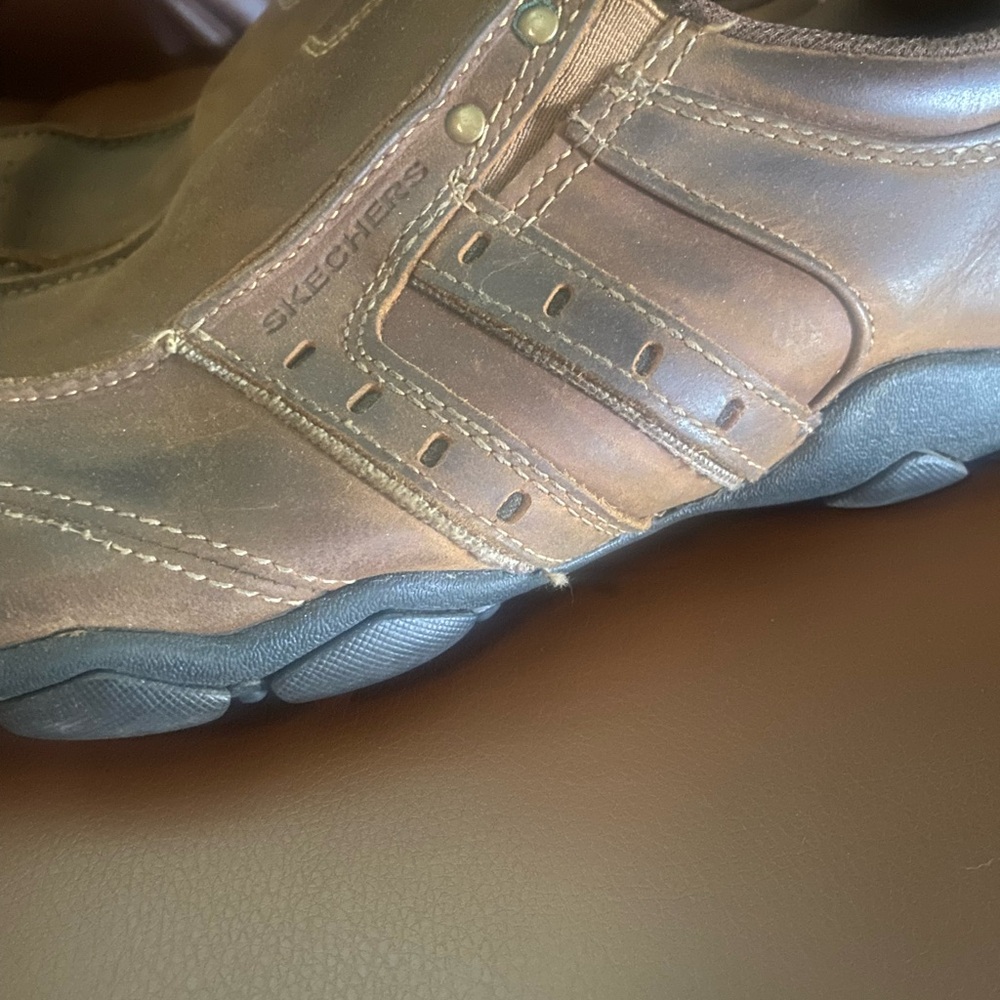 Skechers Men's Dark Brown Sneakers - Picture 3 of 3